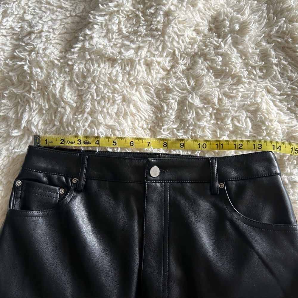 3/$20 7 For All Mankind faux leather midi skirt size small - Picture 10 of 15